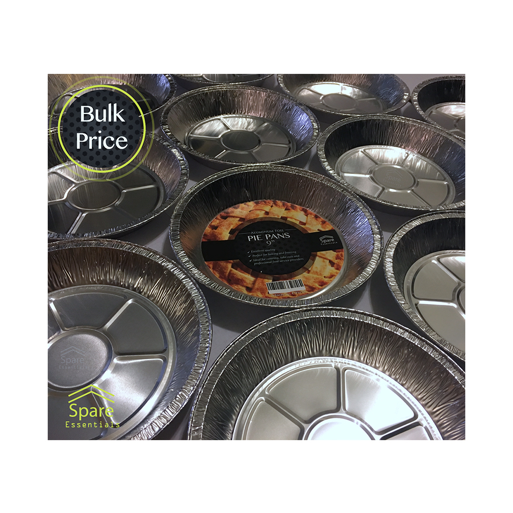 25 Pack 9'' PIE ALUMINUM PANS