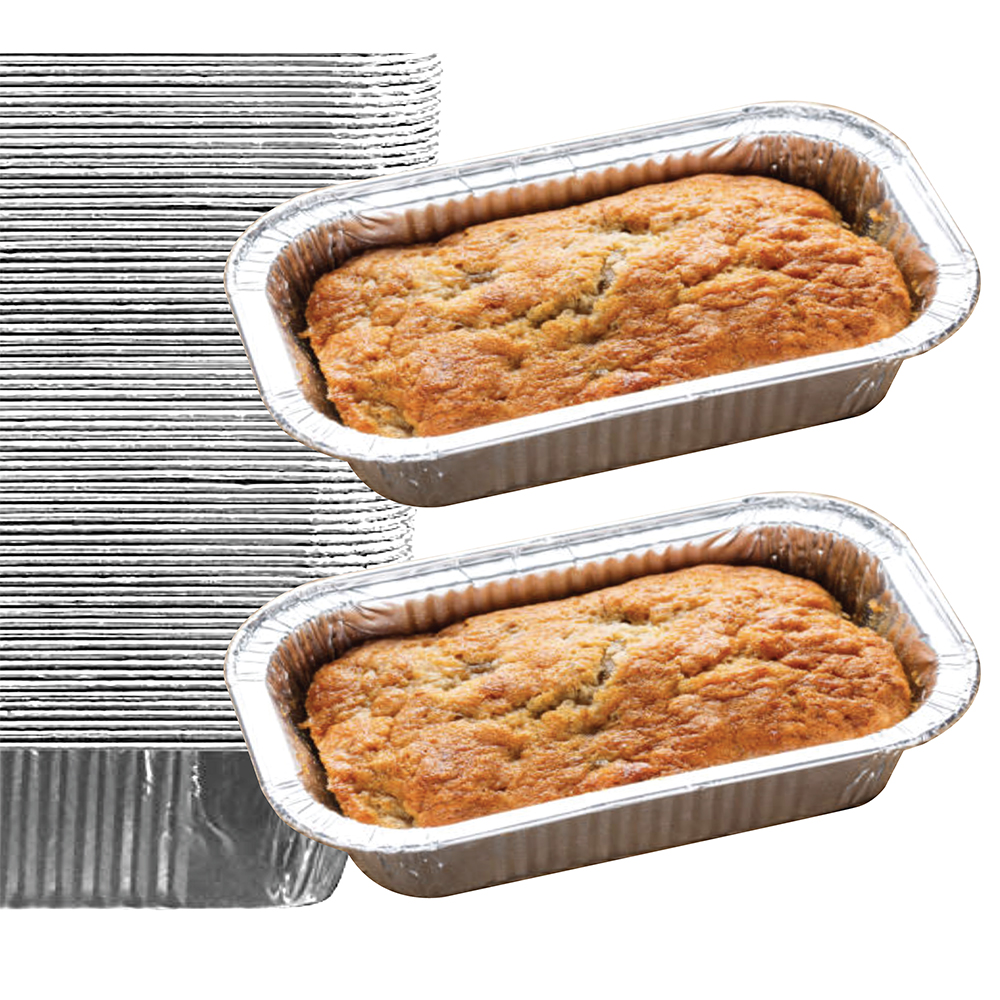 65 PACK – 2LB ALUMINUM LOAF PANS