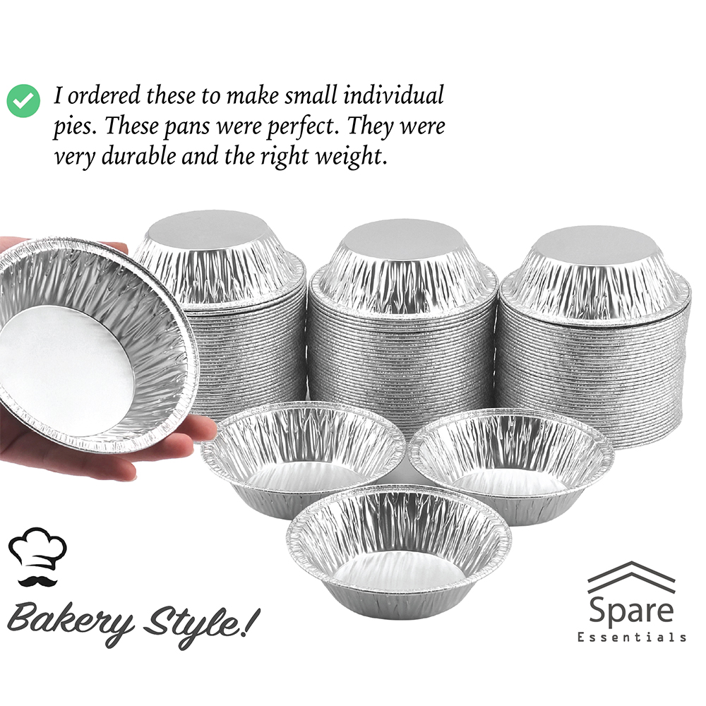 small aluminum pie pans