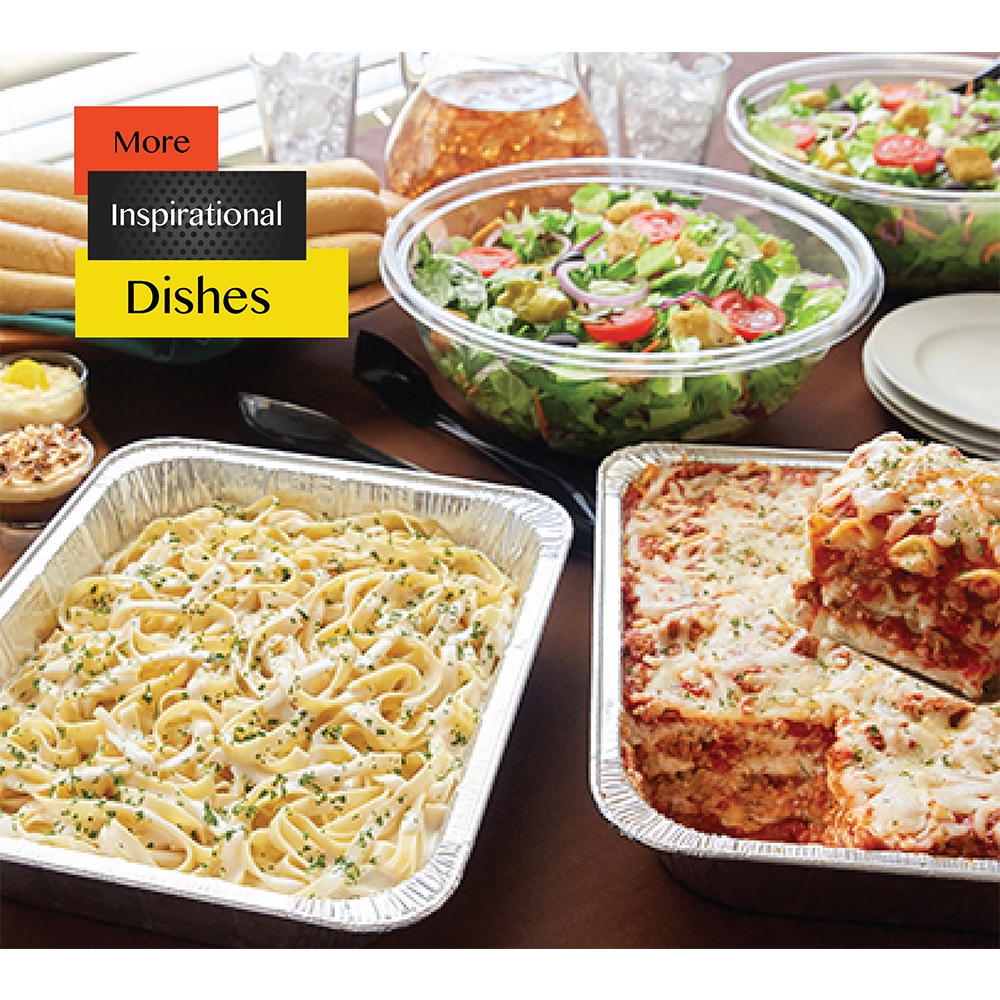 15 PACK – HALF SIZE ALUMINUM PANS WITH LIDS